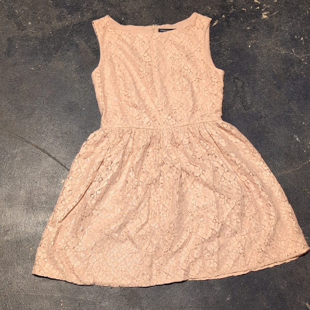 French Connection Pink Lace Formal Dress